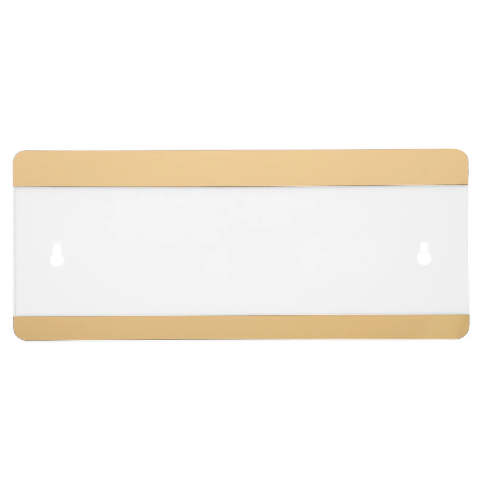 House Plate Frame Decor Emblems Acrylic Wall Sign Holder Stainless Steel Door Office