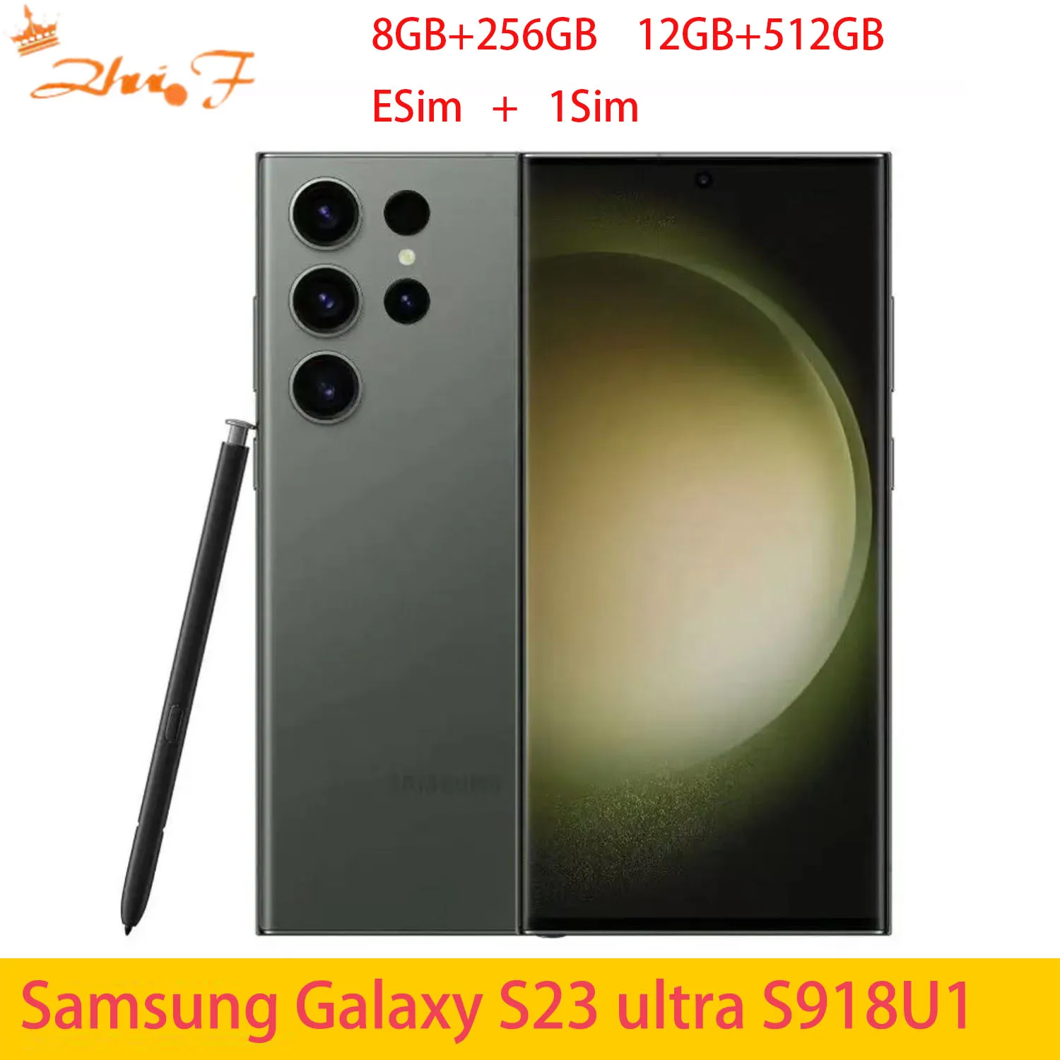 Samsung Galaxy S23 Ultra s23u s918u S918U1 6.8" 8g/256GB 12G/512GB Snapdragon NFC Android Unlock Cell Phone
