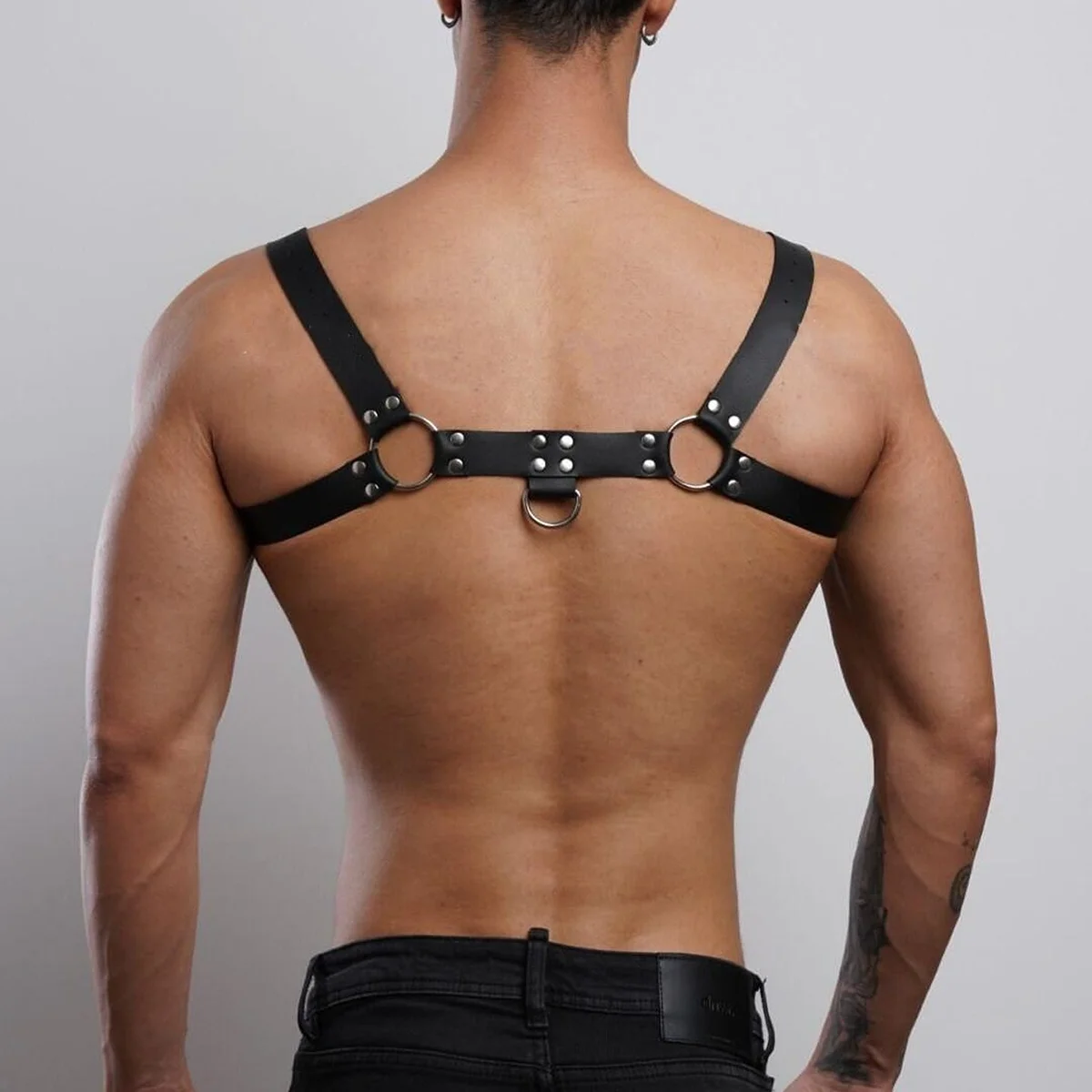 Fetish Men Sexual Chest Leather Belts Adjustable BDSM Body Bondage Harness Strap Rave Gay Clothing For Adult Sex Toy_voghion.com
