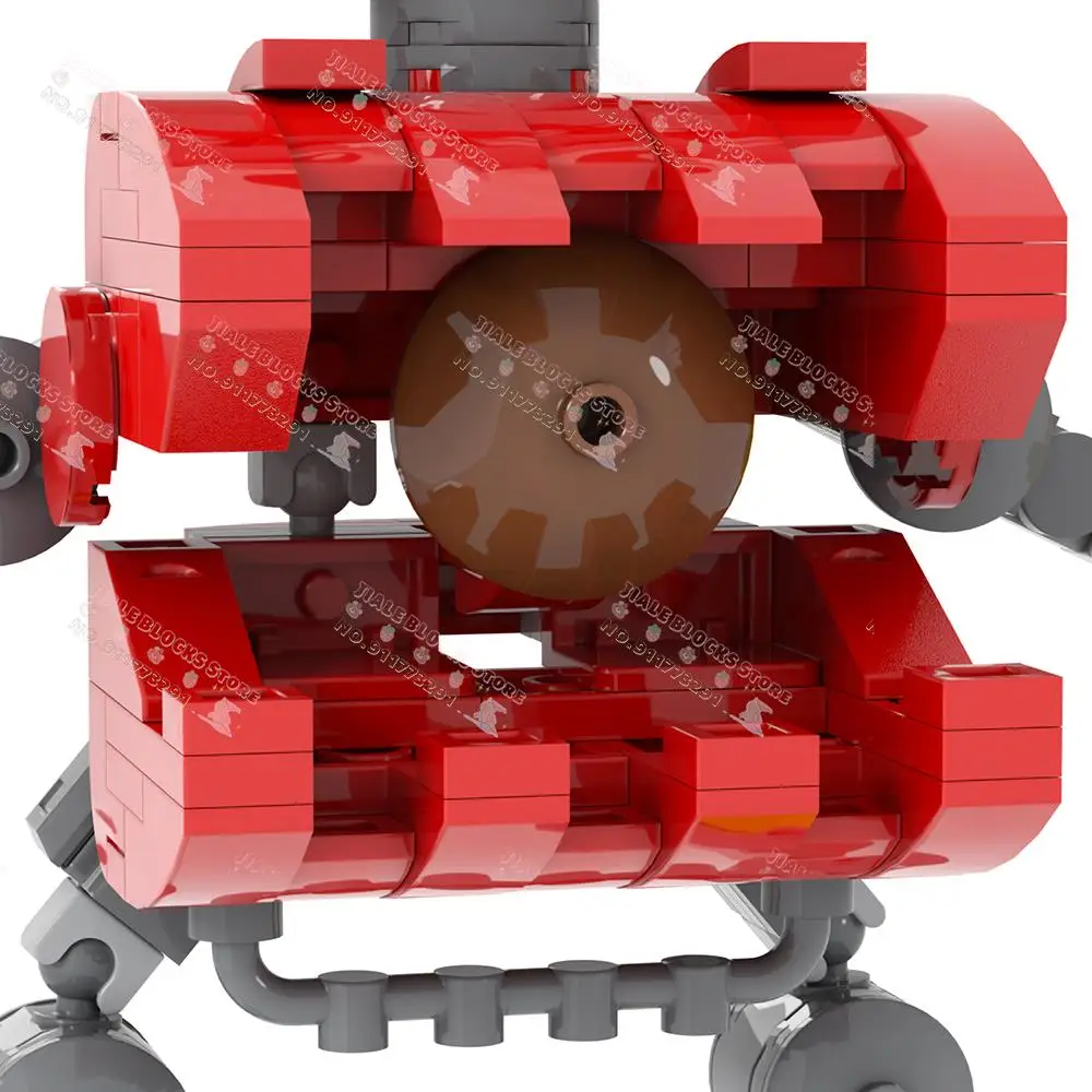 창의적인 공포 게임 MY 노래 몬스터 MOC 빌딩 블록, DIY 다채로운 캐릭터 모델 장식 조립 벽돌, 어린이용 장난감