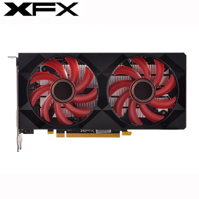 

XFX RX 550 4GB Graphics Cards GDDR5 For AMD RX 500 RX550 4GB Radeon RX 550 Video Card RX550-4GB RX 560 4G HDMI DVI RX560 Used