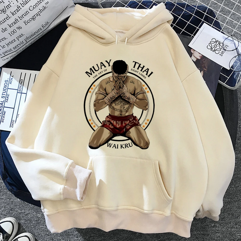 

Muay Thai hoodies women vintage aesthetic japanese sweat y2k sweater women streetwear clothes