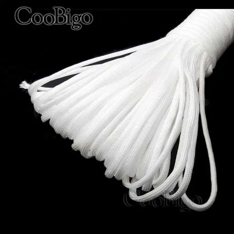 Durable 4mm Solid Color Parachute Cord for DIY Craft and Bracelet Making