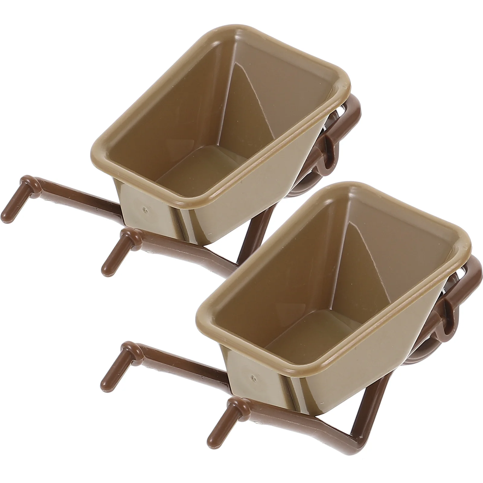 

Miniature Simulation Cart Models Barrows Pulling Cart Dollhouse Garden Furniture Micro Landscape Kids Pretend Toys