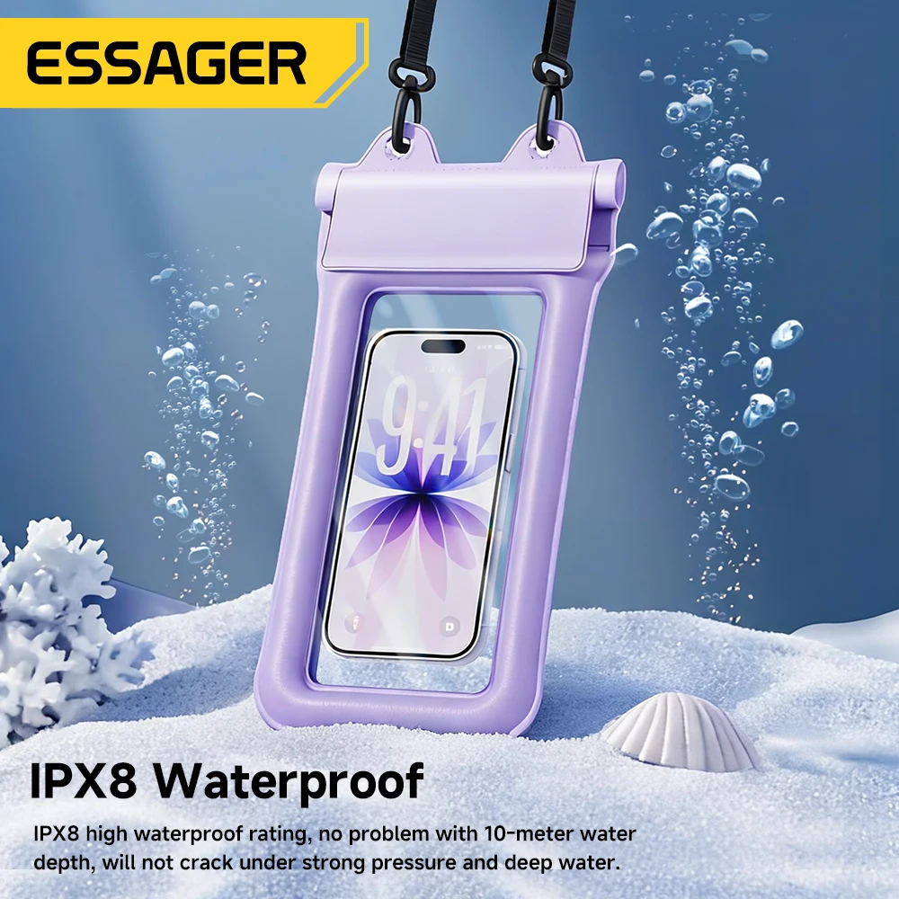 Essager Floating Waterproof Phone Case with Strap