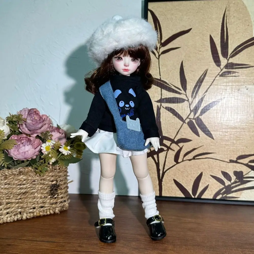 Süße Mode 30 cm Puppenkleidung Pullover Mantel Hübsches Puppenkleid Herbst- und Winterstil Lässiges 1/6 BJD Puppen-Outfit-Set Mädchen Spielzeug Geschenk – Detail 7