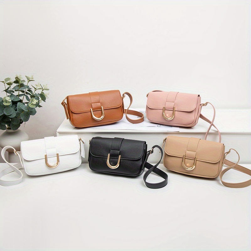 Fashion trend simple solid color shoulder women's bag travel casual fashion simple style underarm bag niche exquisite handbag