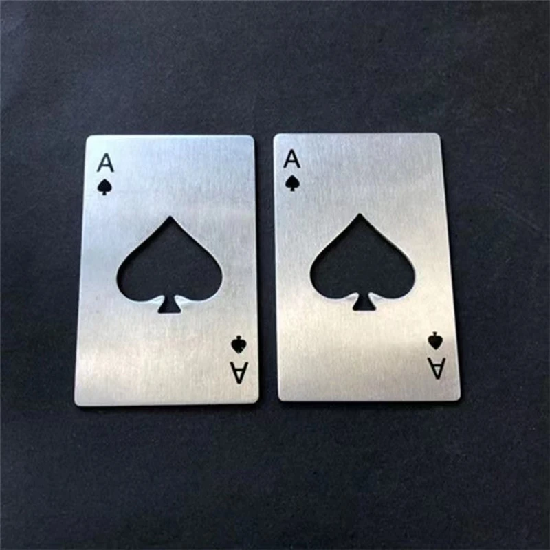 Beer Bottle Opener Poker Card Wine Bottles Openers Multifunction Kitchen Gadget Bar Accessories Home Party Wedding Gift playing cards poker set