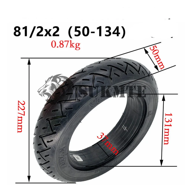 Pneu 8 1/2x2 (50-134), livraison gratuite, chambre à air et roue de jante  pour gaz électrique, pneu 8.5x2 inclus