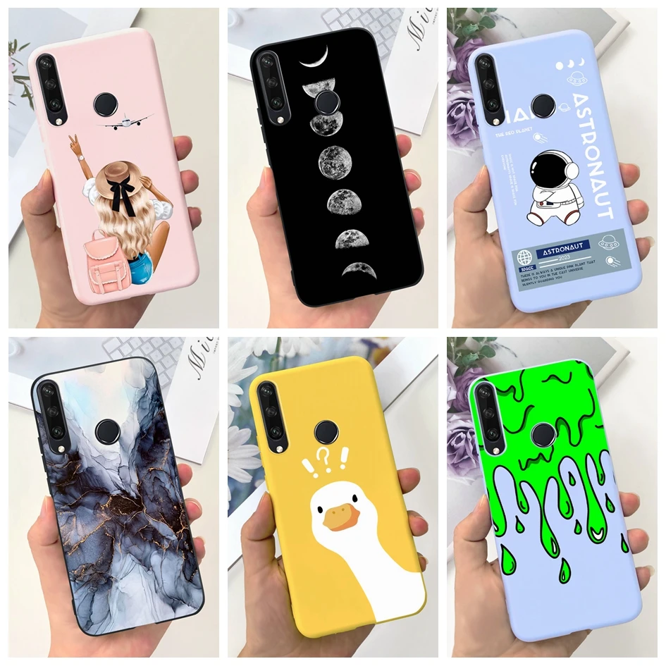 Чехол для Huawei Y6P 2020, Женский чехол с рисунком, милый мягкий силиконовый чехол для телефона Huawei Y5P, Y6P, Y7P 2020, чехол Y 6P