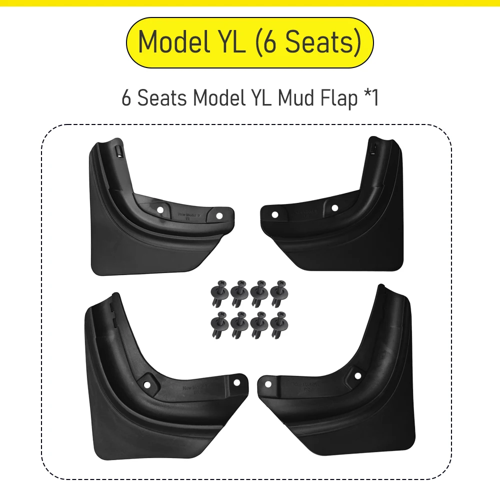 Premium Soft TPE Mud Flaps - Anti-Snow & Anti-Sand Protection Fender Guards