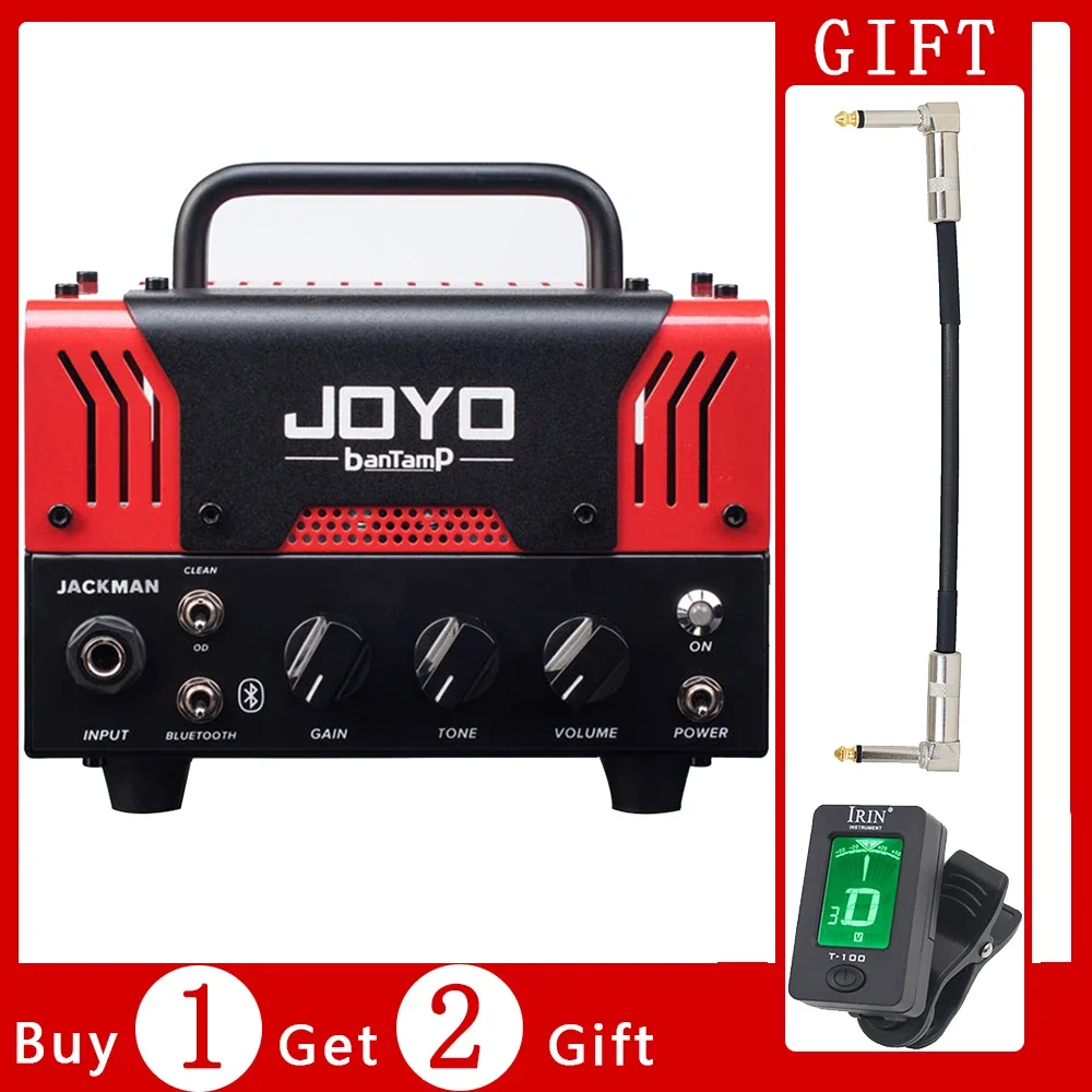 

JOYO BanTamp Jackman Guitar Tube Amplifier Head Crunch Clean/OD Dual Channel AMP Old Shcool Style AMP For Electric Guitar Bass