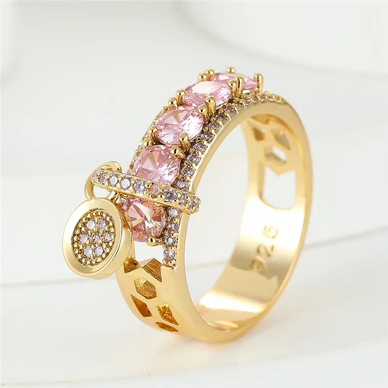 Elegant Royal Blue Stone Ring in Yellow Gold – Luxury Women's Wedding and Engagement Jewelry Gift