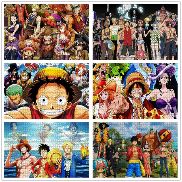 One Piece Jigsaw Puzzle Japanese Anime Character Luffy Puzzles
