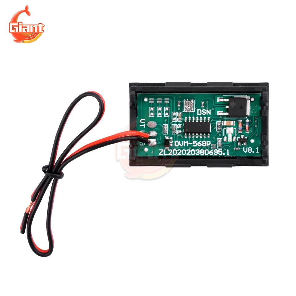 Voltmetro digale a LED da 0.36 pollici DC 4 -30V alta precisione 5 b Tester di tensione DC 0.000 -33.000V Volt Panel  1420