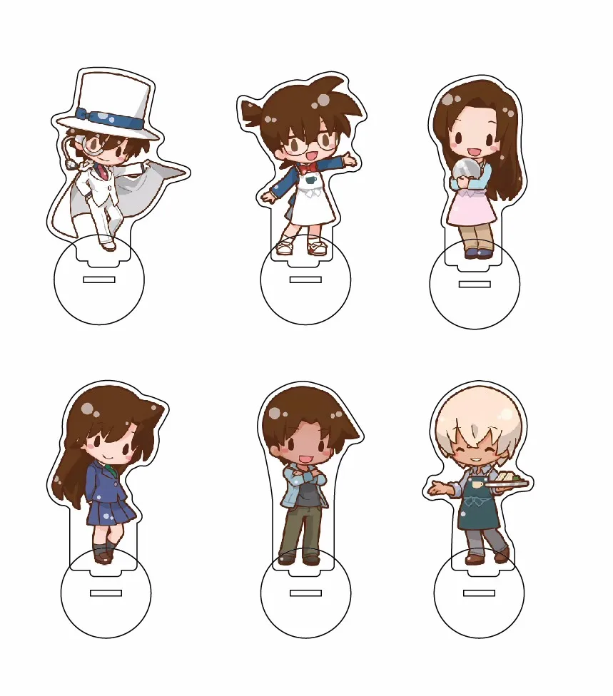 

Anime Conan Mouri Ran Furuya Rei Bourbon Cosplay Acrylic Figure Stand Figure 5008 Kids Collection Toy