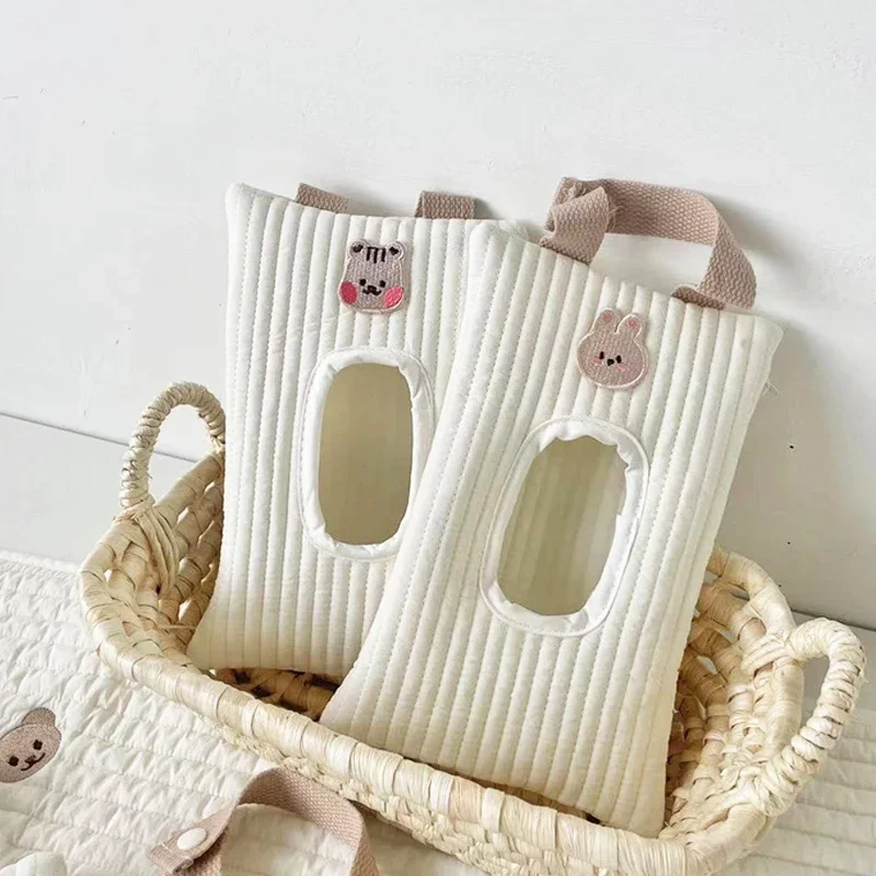 Wet Wipes Bag Portable Pram Extraction Flip Tissue Boxes Baby Stroller Accessories Hanging Bag for Cart