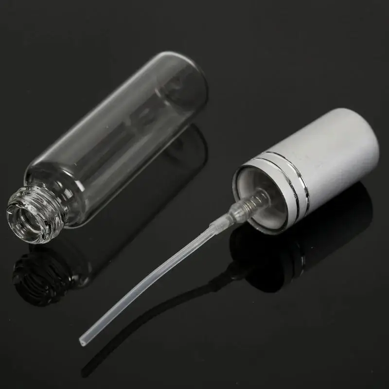 1/5/10Pcs 10ML Clear Spray Bottle Small Empty Glass Atomizer Perfume Bottles Mini Liquid Tonic Oil Cosmetic Container