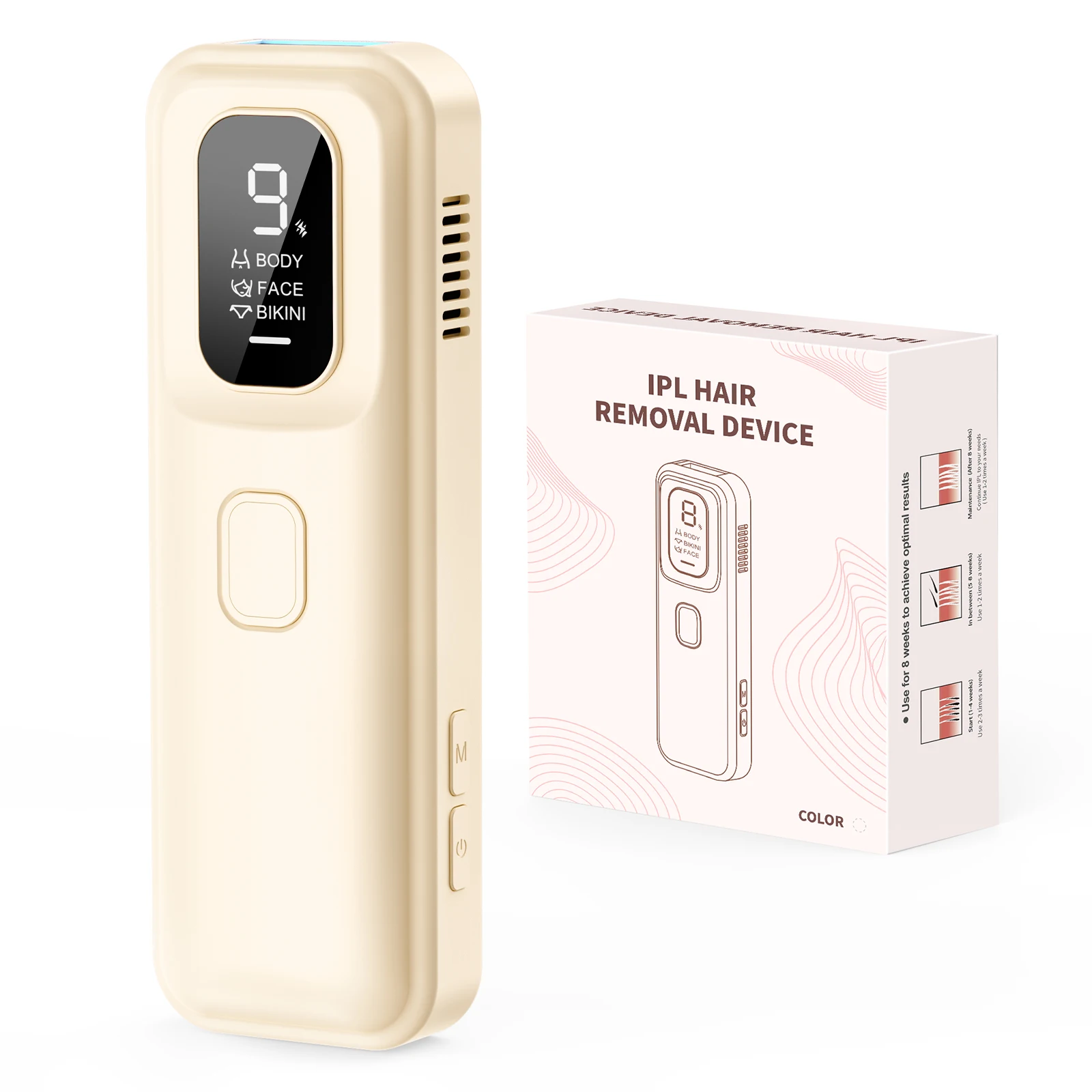 إزالة الشعر IPL 999900 ومضات مزيل الشعر بالليزر لل...