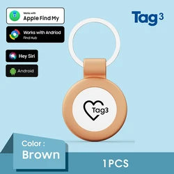 Universal Smart Tracker Tag for Pets, Keys, and Luggage - GPS - Powered Anti - Loss Solution (Orange)