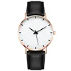 Men's Thin Strap Quartz Watch Leather Strap Minimalist Multicolor Watch Luxury Stainless Steel Dial Wristwatches reloj hombre 6