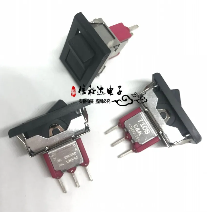 Ck Import 7108 Interruttore A Bilanciere Muslimt Auto-Bounce Interruttore Momentaneo Autoripristinante 5A 250V