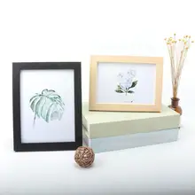 Wooden Photo Frame Table 6 Inch A4 Frame Hanging Wholesale Studio Wall Picture Photo Simple Photo Frame