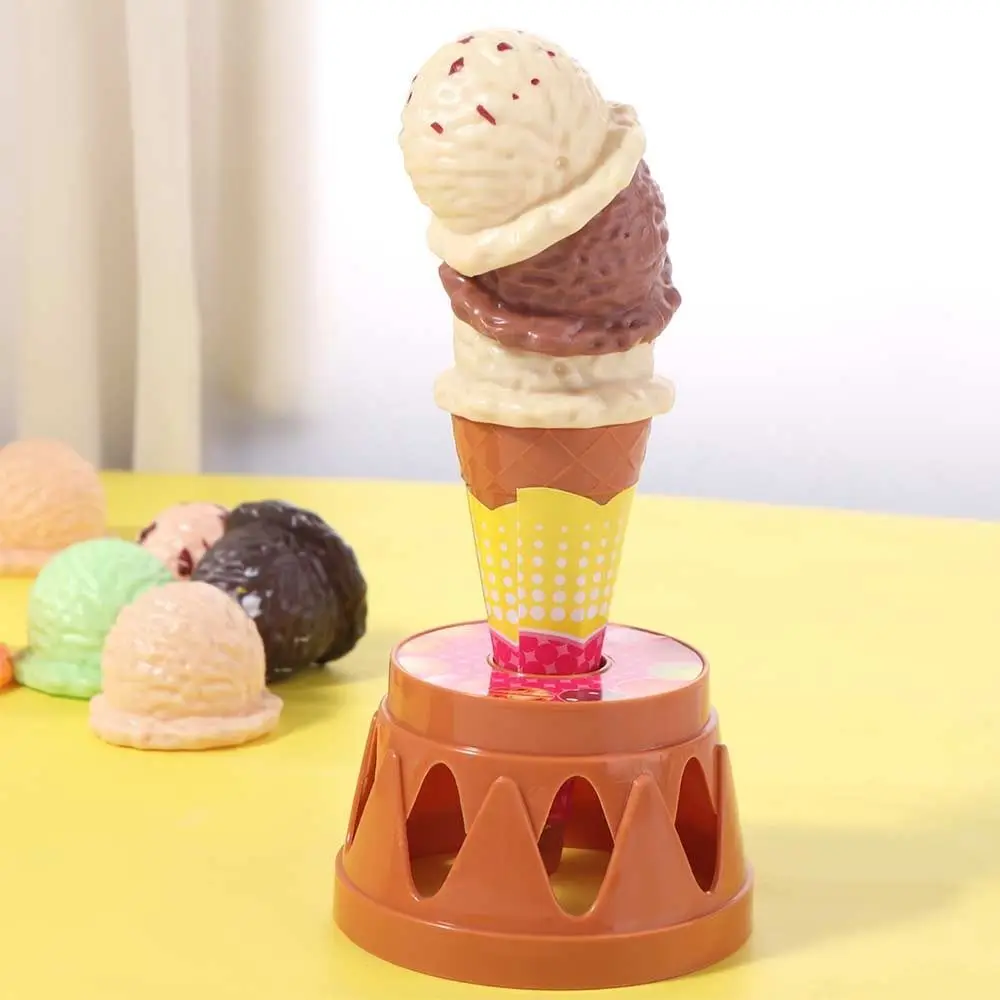 Dessert Ice Cream Games Montessori Educational Simulation Ice Cream Kitchen Balancing Learning Ice Cream Stack Up Balancing