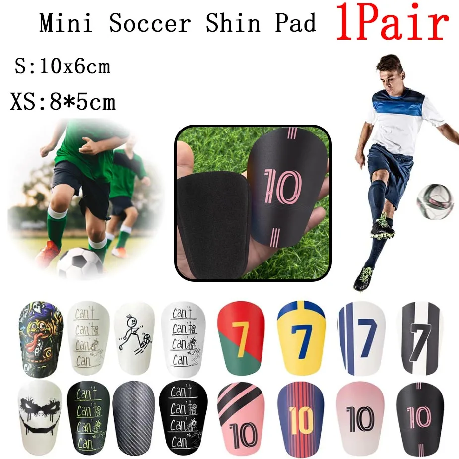 1Pair Shin Pads Extra Small Protective Equipment Mini Shin Guards Soccer Guards Men Women Kids Boys Girls Leg Protector soccer shin guards shin guard pads