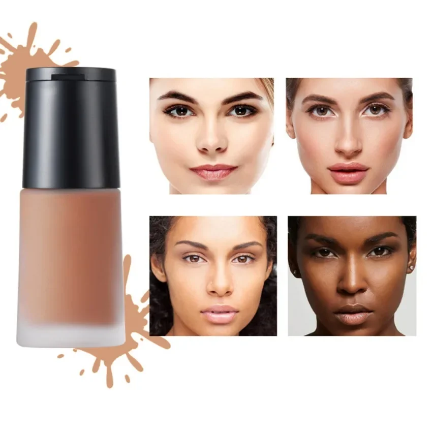 2in1 All Coverage Perfection Creamy Concealer Private Label Hd Liquid Foundation Face Makeup Custom Logo 4