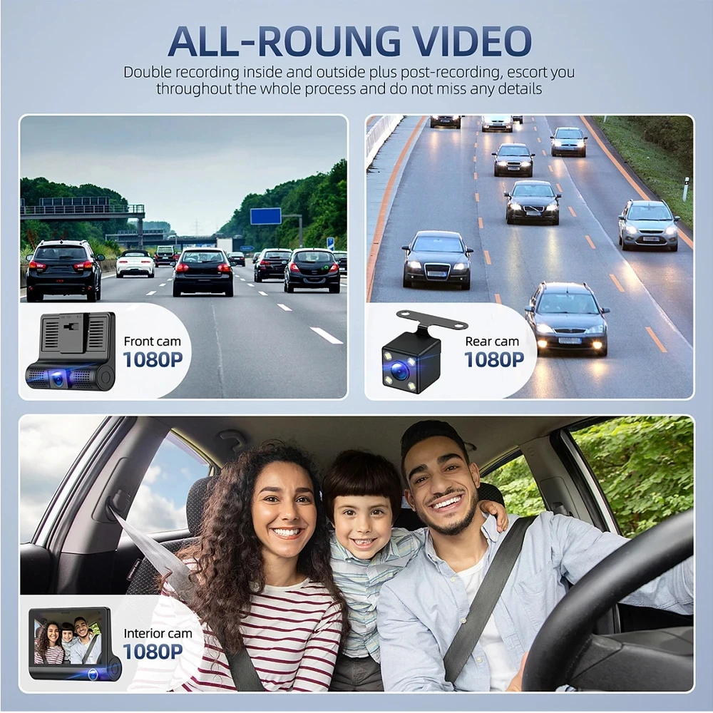 ڽ Ĺ ī޶, 3 ä DVR, 1080P  ķ, 4 ġ  