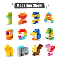 500g/bag Kawaii Big Size Creative Building Blocks Set Colorful Classic Basic Silde Bricks DIY Toys For Kids Baby Christmas Gift 2