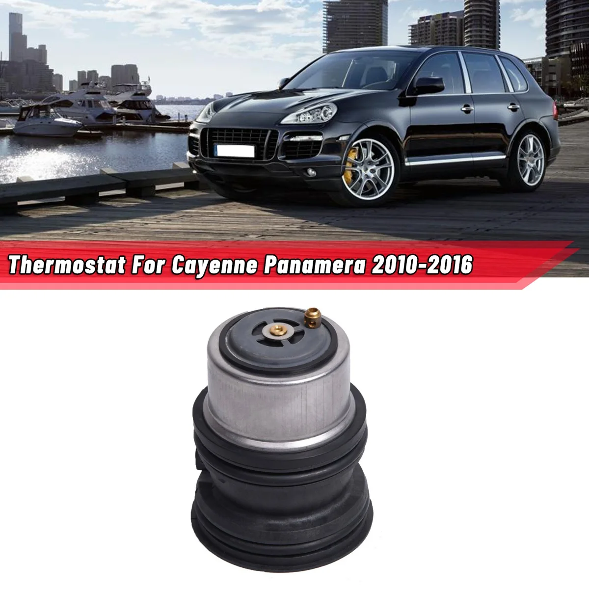 

94810603401 Car Thermostat for-Porsche Cayenne Panamera 2010-2016 94810603403