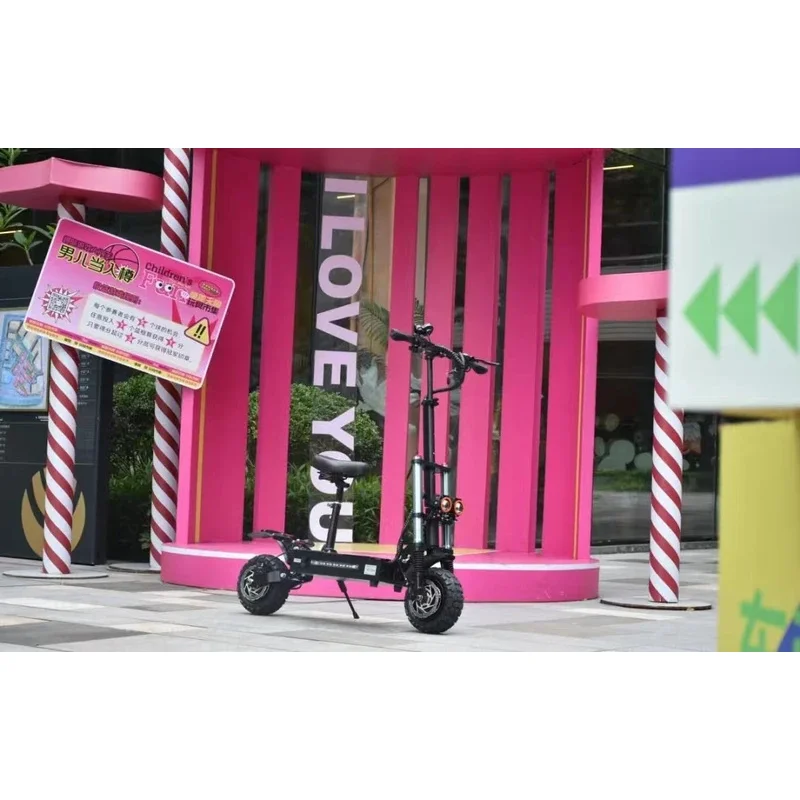 TPLUS Electric Scooter-11-Inch Off-Road Tires, 80KM/H Max Speed, High-Performance Adult E-Scooter, China Warehouse Direct