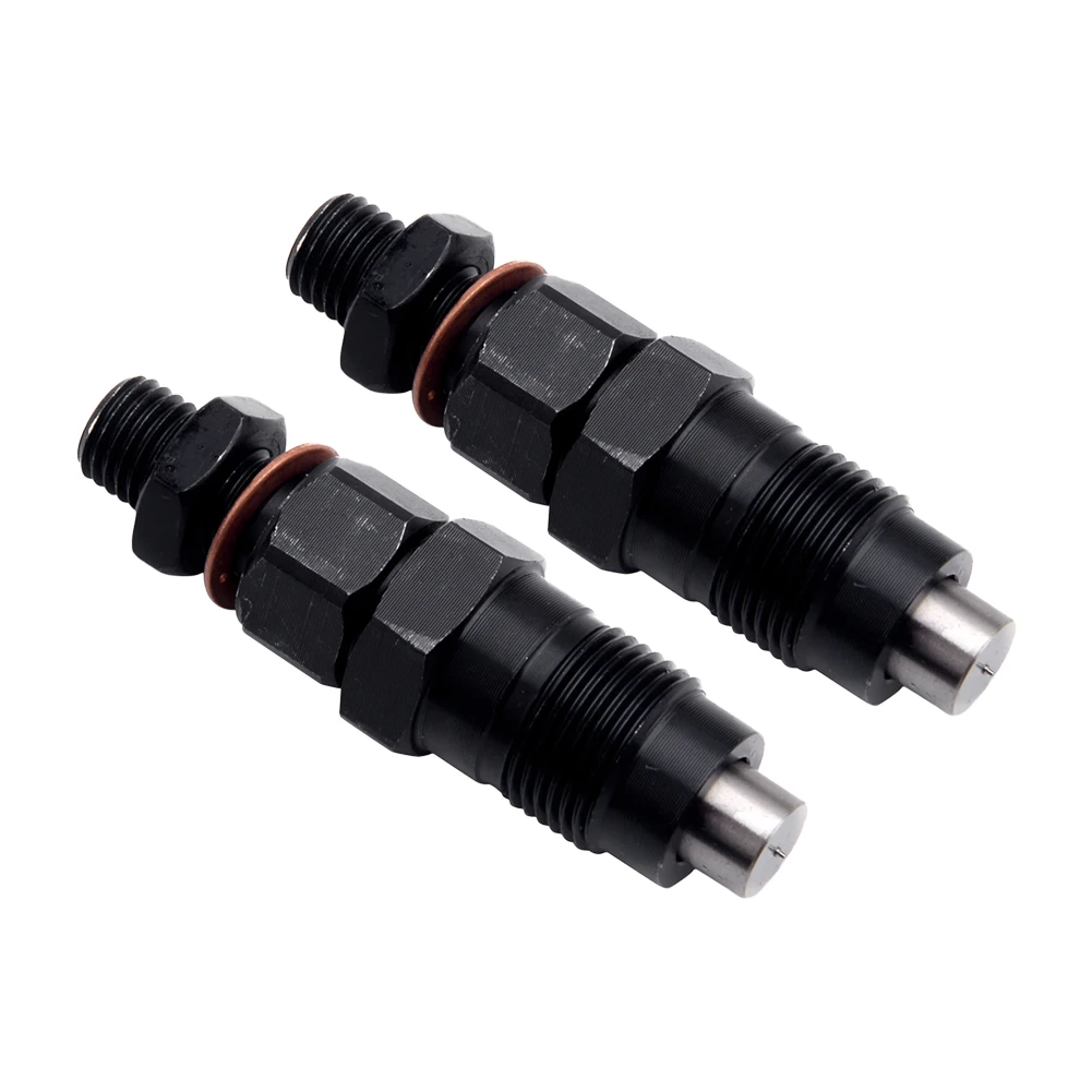 

2Pcs Black Fuel Injector Fit for Yanmar 2YM15 2D70E 3TNV70 3TNM72 3TNV88 3YM30 11951553001 YM11951553001
