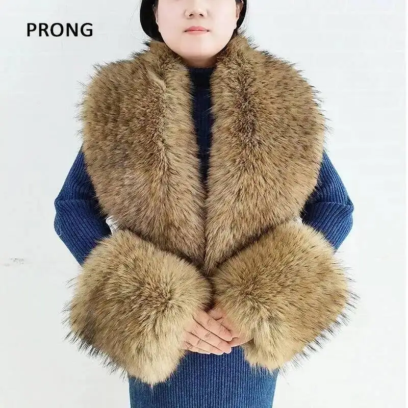 DianShaoA Gilet Senza Maniche da Uomo in Pelliccia Sintetica Body Warm Coat Gilets con Cappuccio Peloso Cardigan Come Immagine M