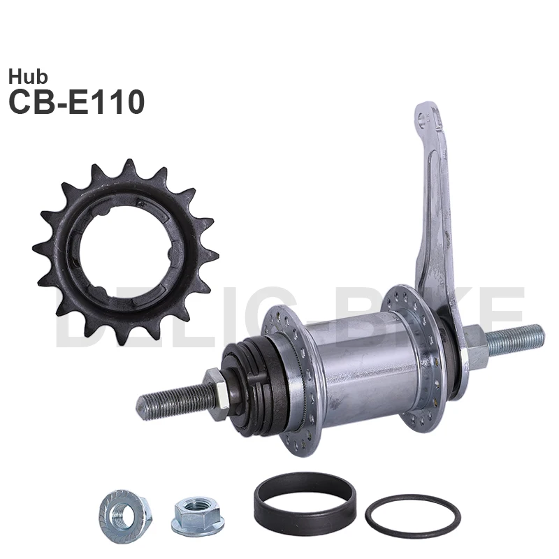 SHIMANO Integral Coaster Brake Rear Hub CB-E110 Single Sprocket - Main Image