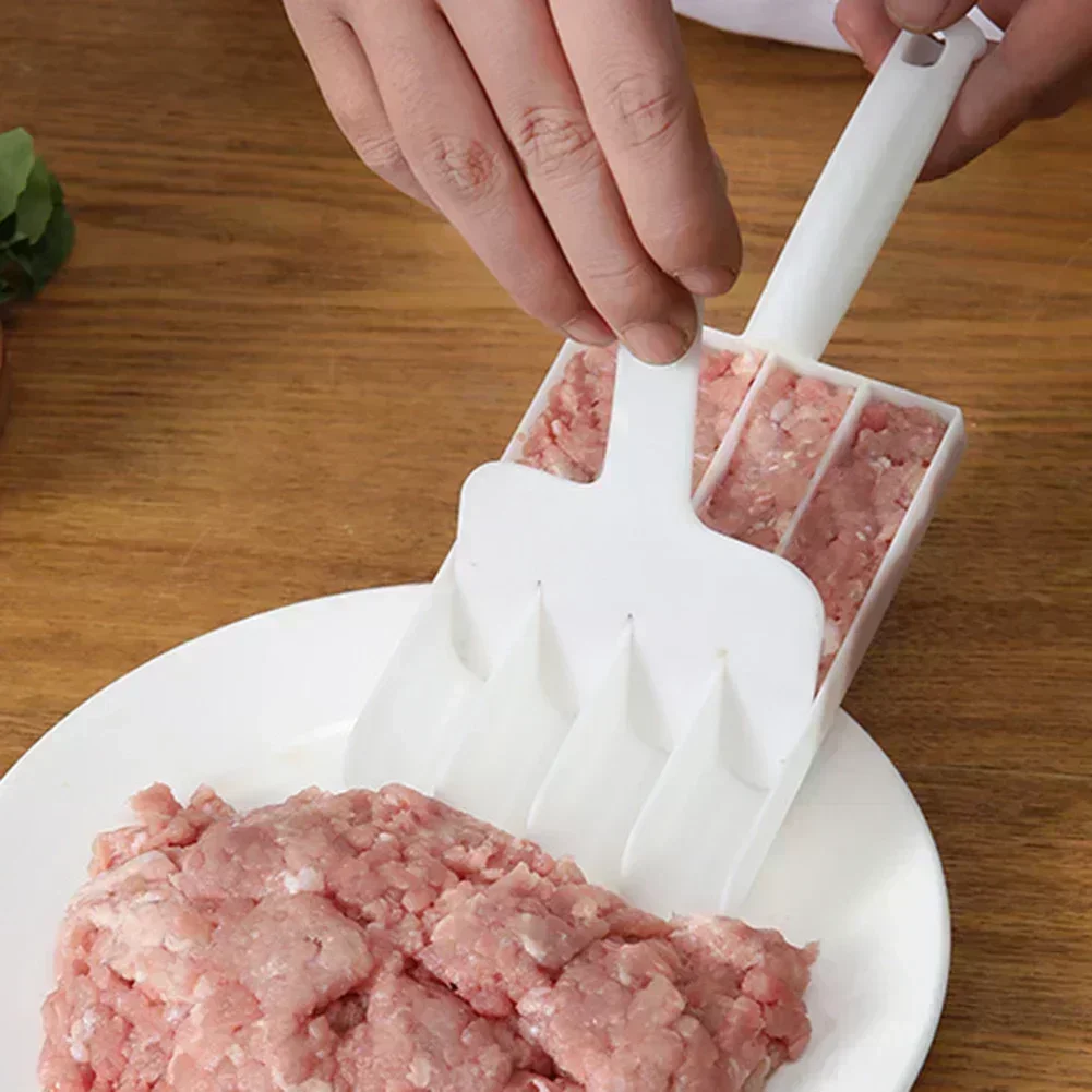 Creative Plastic Meatball Maker Set Fried Fish Beaf Meat Making Balls Mold Spoon Meat Tools Kitchen Gadgets Cooking Accessories