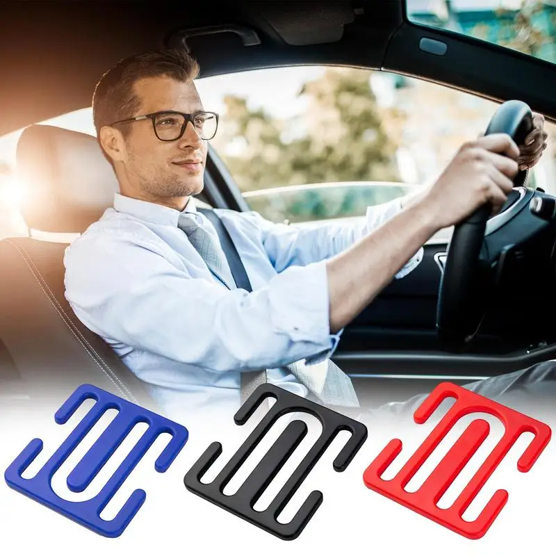 

Seat Belt Adjuster Safety Shoulder Guard Strap Clip Universal Buckle Positioner Improve Comfort For Adults Kids Toddler women