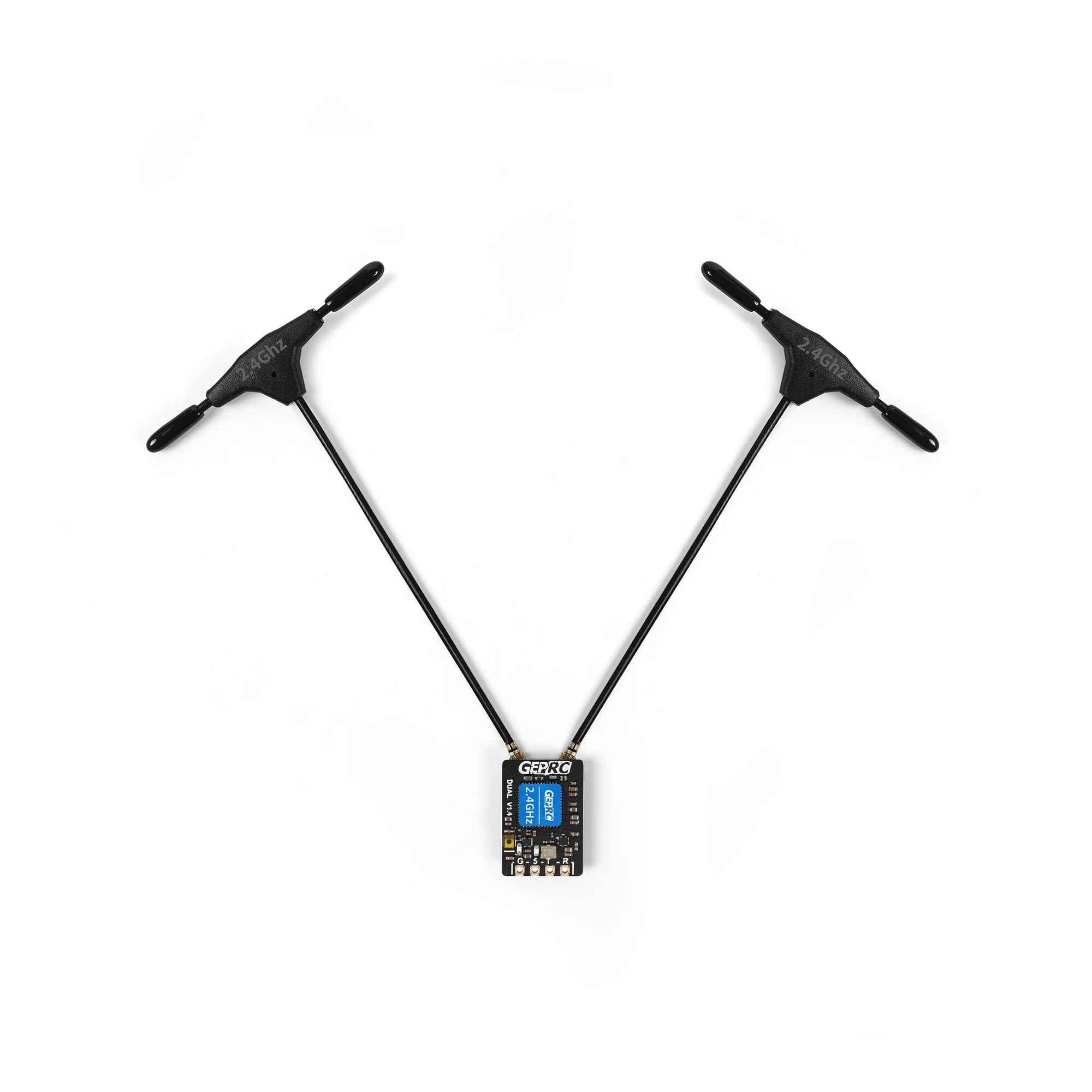 ตัวรับสัญญาณโดรน ELRS 2.4G คู่เสาอากาศ ควบคุมแม่นยำ