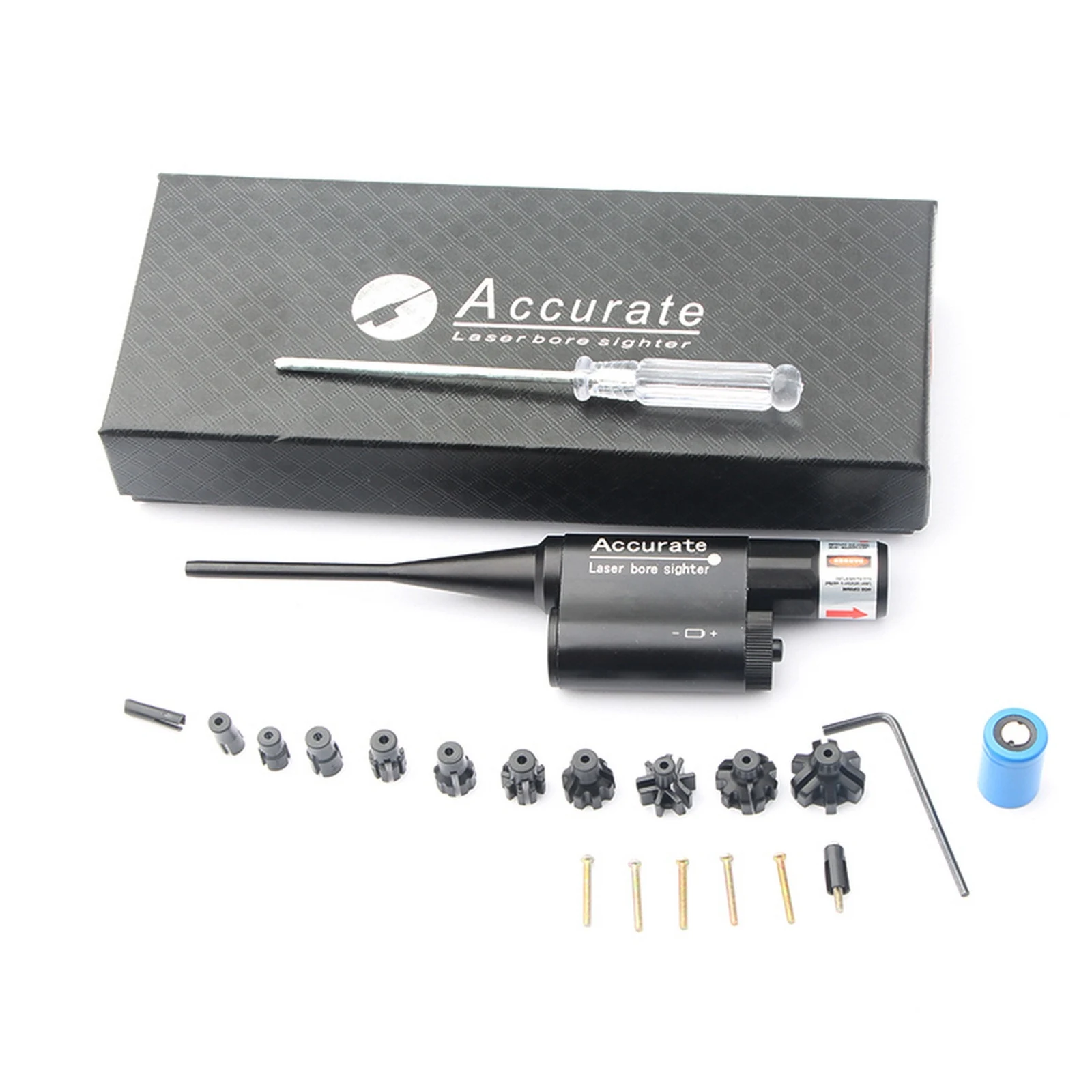 Tactical Hunting Green Red Laser Dot Bore Sighter Kits Caliber