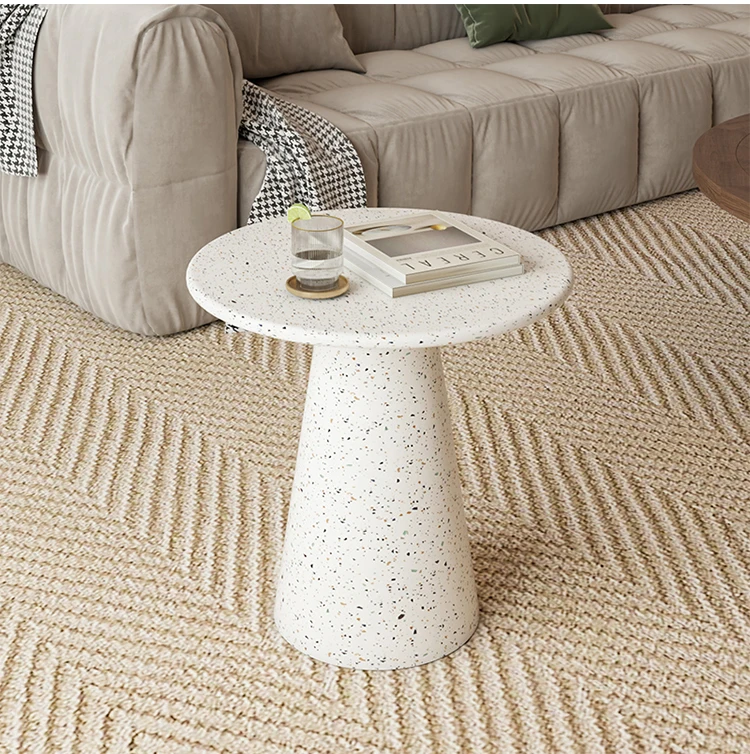 Кремовый стильный боковой столик диван боковой столик для гостиной ...