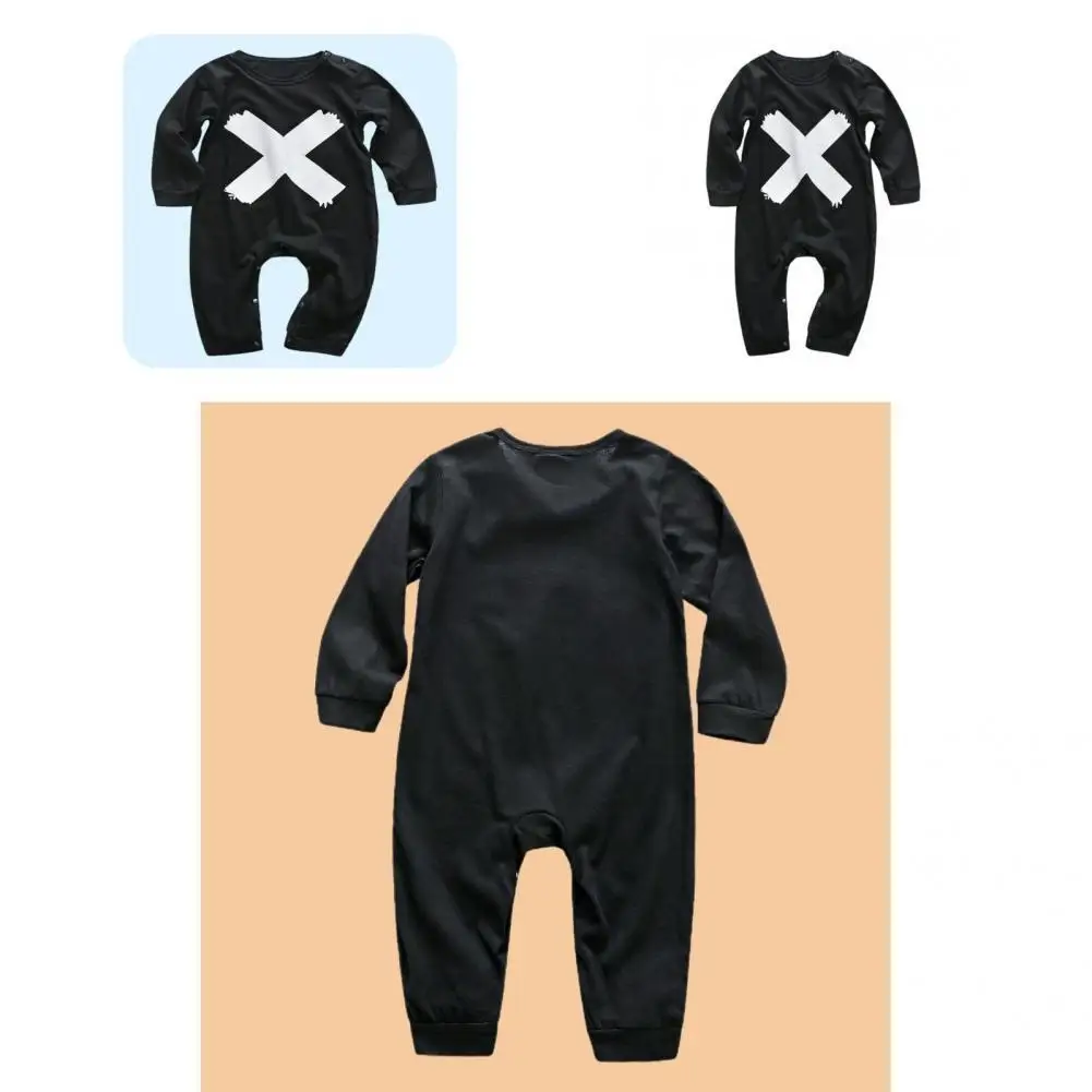 

Baby Romper Good Washable Super Soft Baby Print Romper Newborn Apparel for Autumn Toddler Apparel Infant Jumpsuit