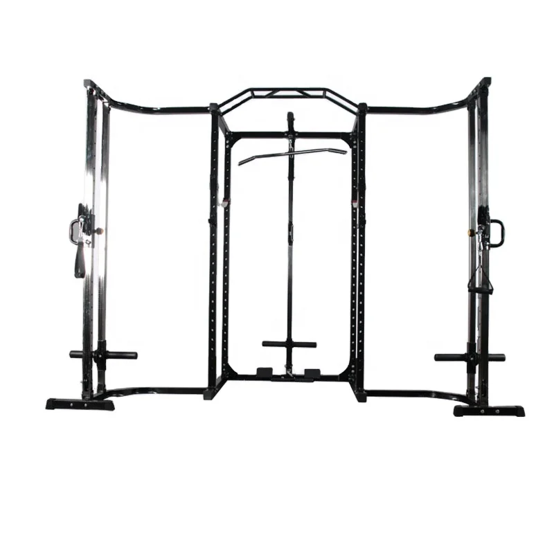 Multifunzionale Home Gym Smith Machine Attrezzature Per Il Fitness Squat Rack Machine Con Puleggia Attrezzatura Da Palestra