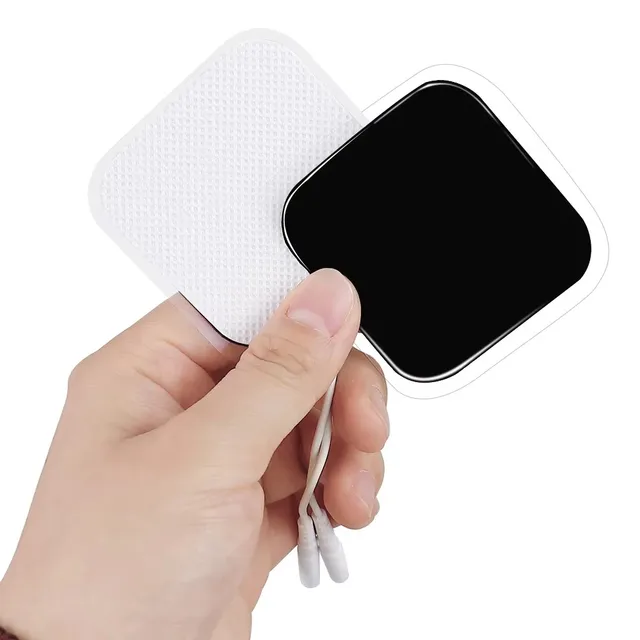 Tens Electrodes Pad EMS Electric Muscle Stimulator Patch Reusable Replaceable Non Woven Fabric Self-adhesive Massager Stickers 3