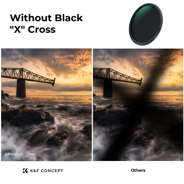 Filtro ND Variabile K&F Concept 52mm ND2-400 - Vetro Ottico Giapponese Per Fotografia - Foto 6