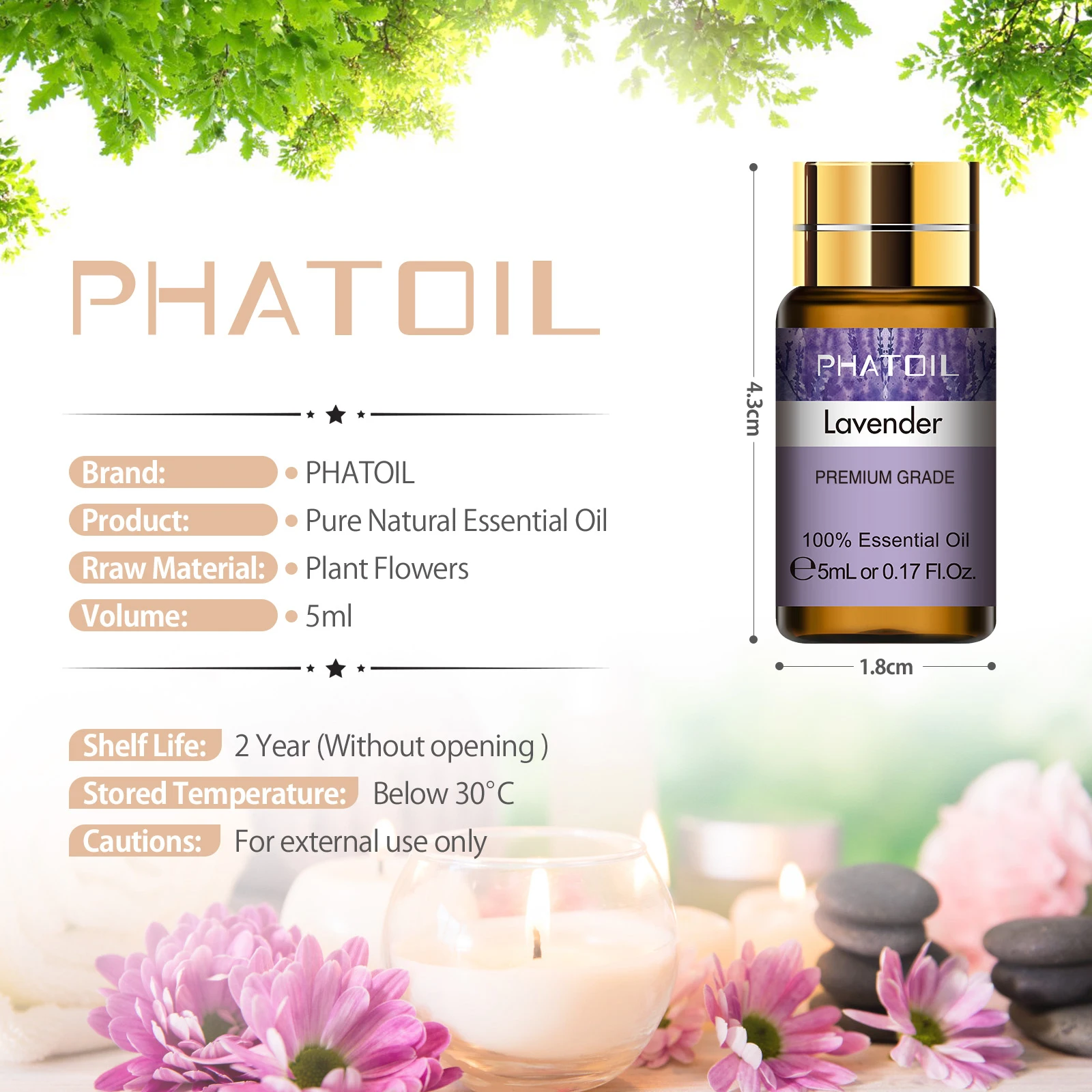 15pcs Natural ESSENTIAL OIL SET 3