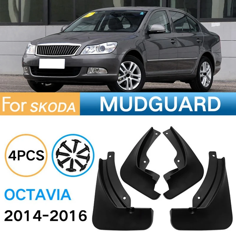 

4 шт., брызговики для SKODA Octavia 2014-2016