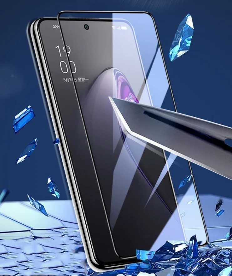 Shockproof 9H Anti-Scratch Screen Glass with Soft Fiber Camera Film