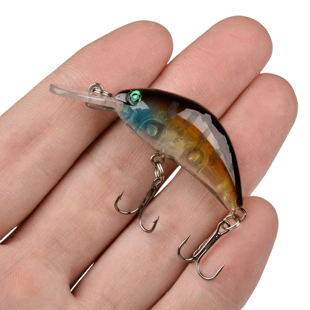 Lot De 15 Leurres De Pêche HENGJIA – 4,5cm/4g, Appâts Crankbait, Multi-espèces, Neuf